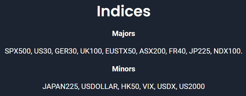 funded trading plus indices