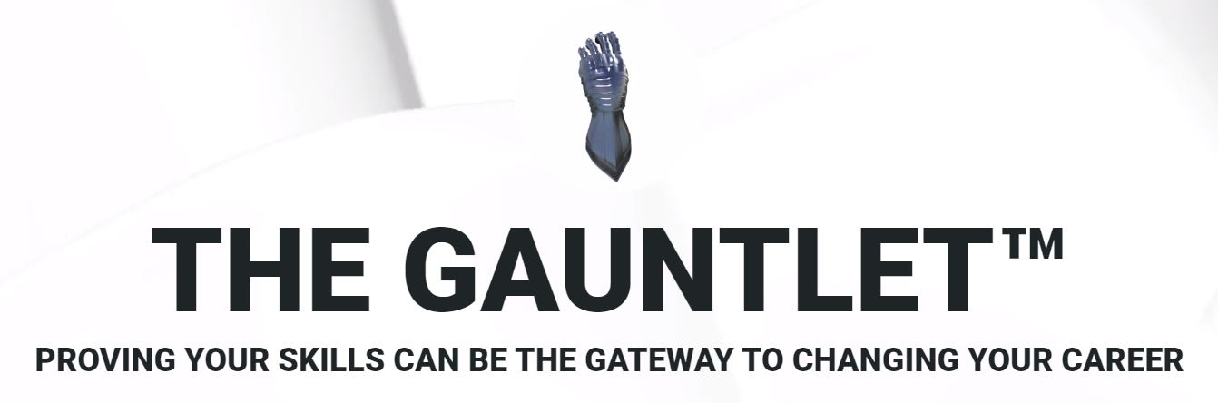 earn2trade the gauntlet logo